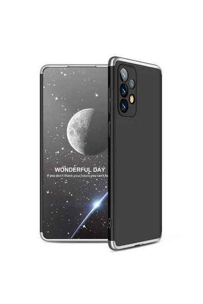 Coverzone Galaxy A53 5g Kılıf Soft Hard Koruma Ays Siyah-gri ürün görseli 1