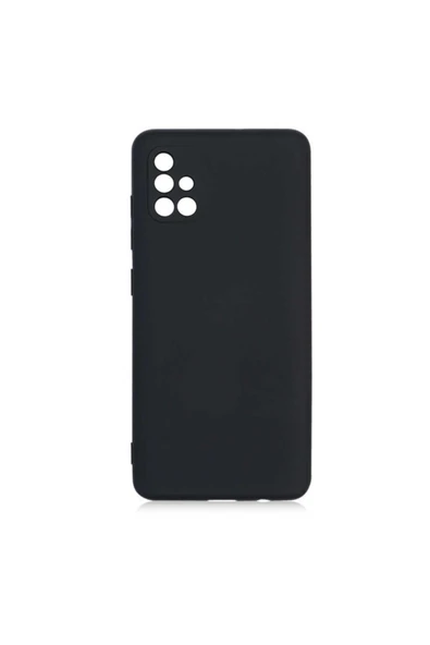 Coverzone Galaxy A71 Kılıf Delux Silkytermoplastik Kılıf Siyah ürün görseli 1