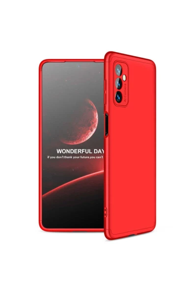 Coverzone Galaxy M52 Kılıf Soft Hard Koruma Ays Kırmızı ürün görseli 1
