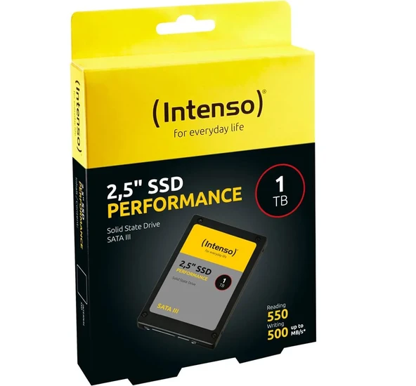Intenso 1Tb 3812460 Top 550MB--500MB-s 2.5" Sata 3 Ssd ürün görseli 1