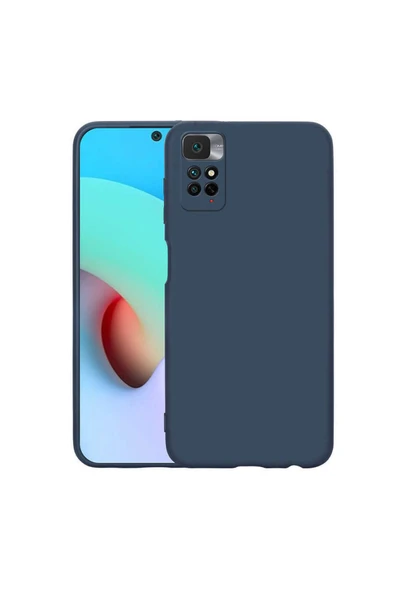 Coverzone Xiaomi Redmi Note 11s Ile Uyumlu Kılıf Mara Silky Termoplastik Kılıf Lacivert ürün görseli 1