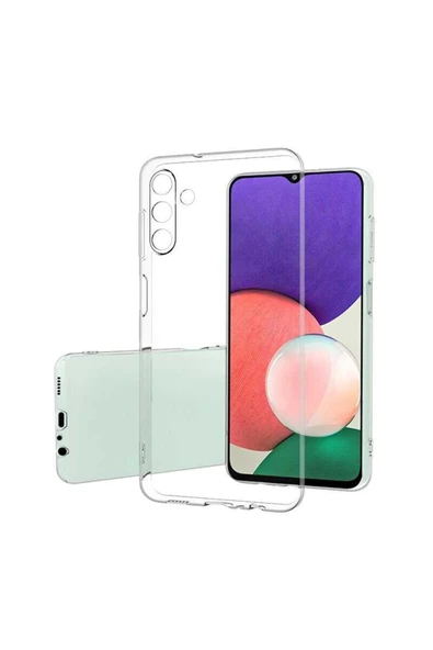 Coverzone Galaxy A04s Ile Uyumlu Kılıf Süper Silikon Kapak Şeffaf ürün görseli 1
