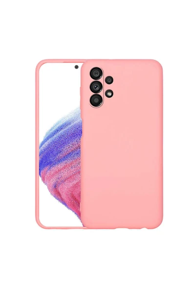 Coverzone Galaxy A23 Ile Uyumlu Kılıf Mara Silky Termoplastik Kılıf Pembe Açık ürün görseli 1
