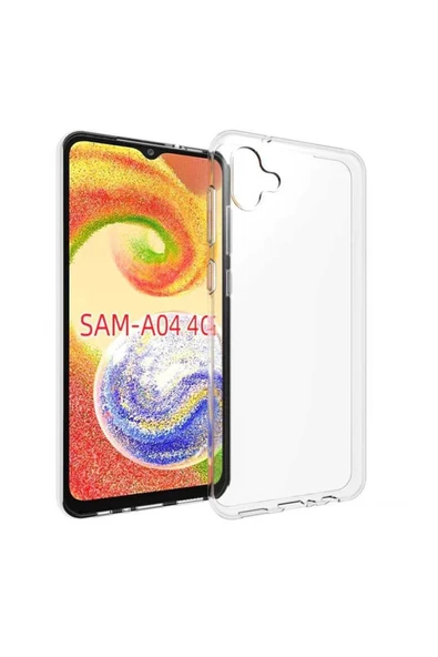 Coverzone Galaxy A04 Ile Uyumlu Kılıf Süper Şeffaf Silikon Kapak ürün görseli 1