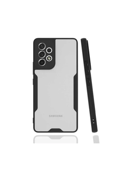 Coverzone Galaxy A73 5g Renkli Kenar Perfe Tpu Silikon Siyah ürün görseli 1