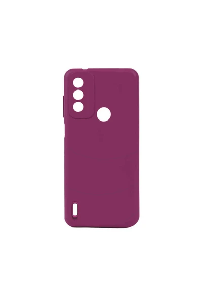 Coverzone Tecno Spark 6 Go Ile Uyumlu Kılıf Bye Silikon Mor ürün görseli 1