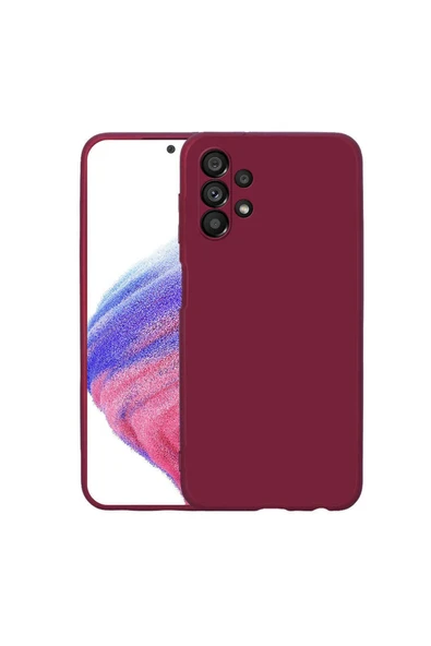 Coverzone Galaxy A23 Ile Uyumlu Kılıf Mara Silky Termoplastik Kılıf Koyu Mor ürün görseli 1