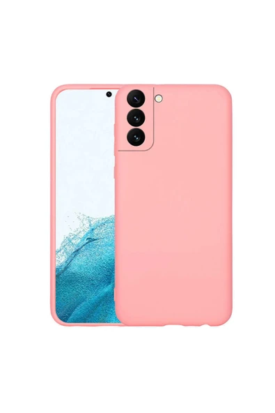 Coverzone Galaxy S22 Ile Uyumlu Kılıf Mara Silky Termoplastik Kılıf Pembe Açık ürün görseli 1
