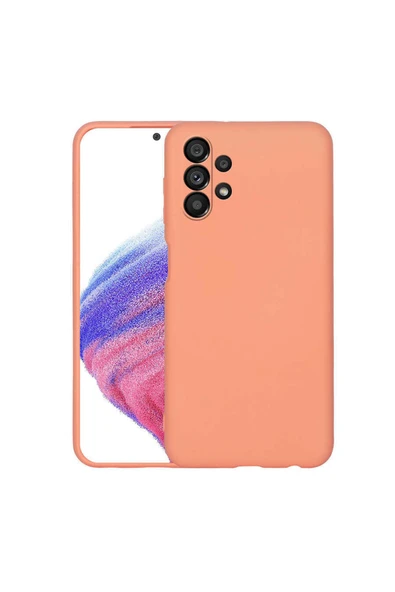 Coverzone Galaxy A13 4g Ile Uyumlu Kılıf Mara Silky Termoplastik Kılıf Turuncu ürün görseli 1