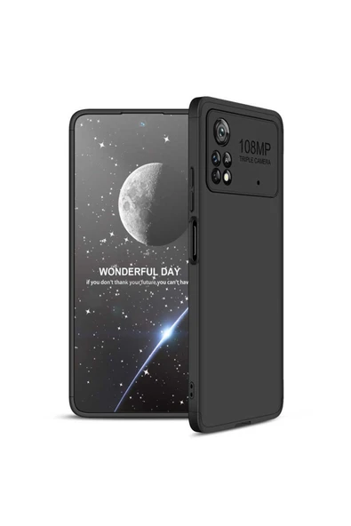 Coverzone Xiaomi Redmi Note 11 Pro 5g Ile Uyumlu Kılıf Soft Hard Koruma Ays Siyah ürün görseli 1