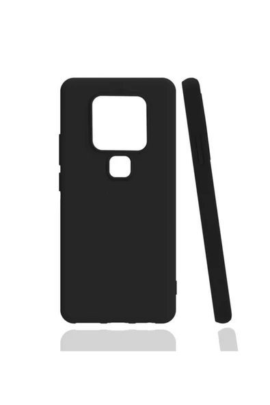 Coverzone Tecno Camon 16 Kılıf Silikon Arka Kapak Siyah ürün görseli 1
