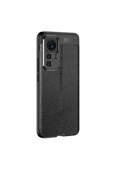 Coverzone Xiaomi Mi 12t Ile Uyumlu Silikon Kılıf Niss Silikon Deri Görünümlü Ultra Slim Fit Kılıf ürün görseli 1