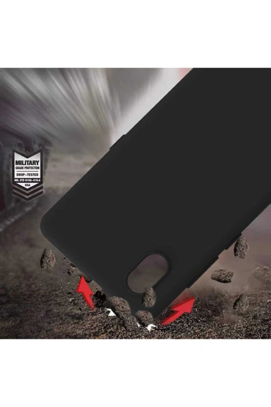 Coverzone Tcl L7 Kılıf Bye Silikon Mavi - Resim 2