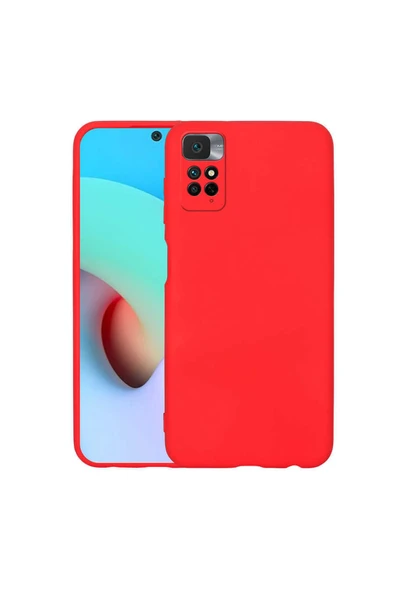 Coverzone Xiaomi Redmi Note 11 Ile Uyumlu Kılıf Mara Silky Termoplastik Kılıf Kırmızı ürün görseli 1