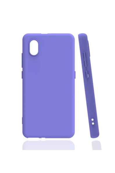 Coverzone Tcl L7 Kılıf Bye Silikon Lila ürün görseli 1