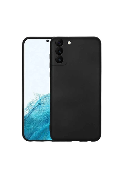 Coverzone Galaxy S22 Plus Ile Uyumlu Kılıf Mara Silky Termoplastik Kılıf Siyah ürün görseli 1
