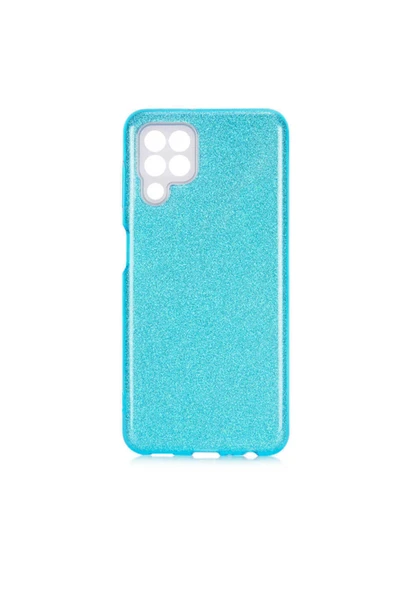 Coverzone Galaxy A22 4g Kılıf Shining Silikon Kılıf Shining Silikon Mavi ürün görseli 1