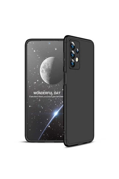 Coverzone Galaxy A13 4g Ile Uyumlu Kılıf Soft Hard Koruma Ays Siyah ürün görseli 1