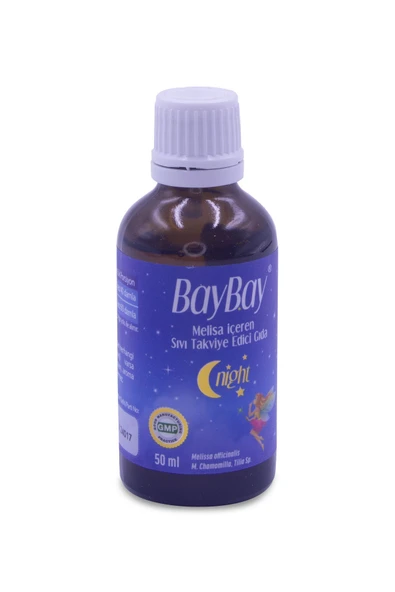 Baybay Night Melisa İçeren Bitkisel Damla 50 Ml - Resim 6