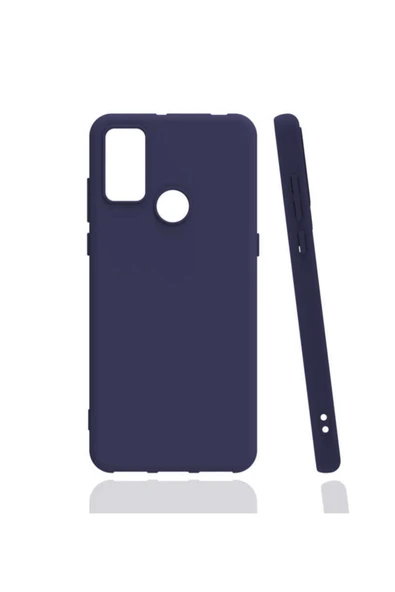 Coverzone Tcl 20e Kılıf Bye Silikon Lacivert ürün görseli 1