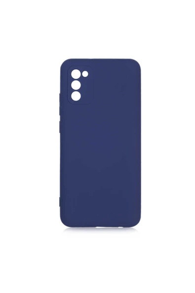Coverzone Galaxy A02 Kılıf Delux Silkytermoplastik Kılıf Lacivert ürün görseli 1
