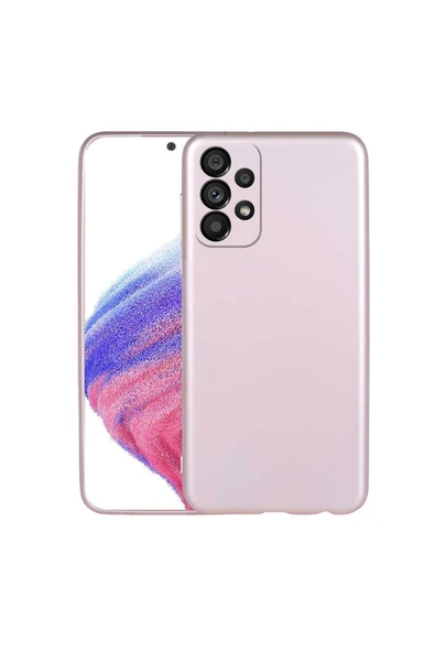 Coverzone Galaxy A33 5g Ile Uyumlu Kılıf Premier Silikon Kapak Rosegold ürün görseli 1