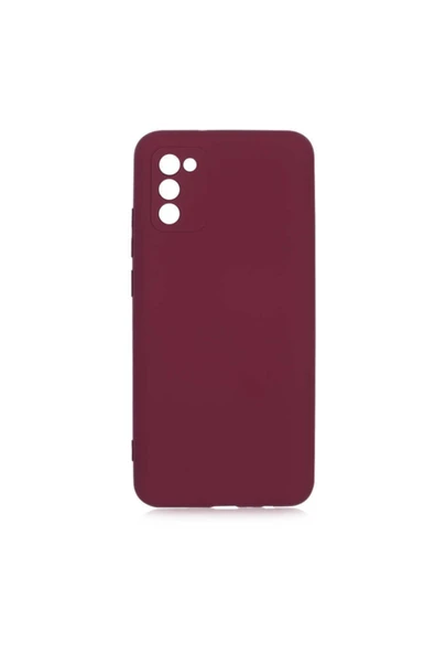 Coverzone Galaxy A02s Kılıf Delux Silkytermoplastik Kılıf Koyu Mor ürün görseli 1