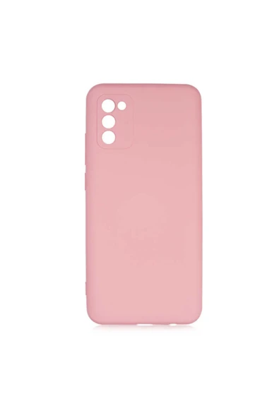 Coverzone Galaxy A02s Kılıf Delux Silkytermoplastik Kılıf Açık Pembe ürün görseli 1