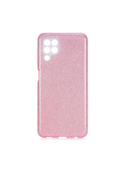 Coverzone Galaxy A22 4g Kılıf Shining Silikon Kılıf Shining Silikon Rosegold ürün görseli 1