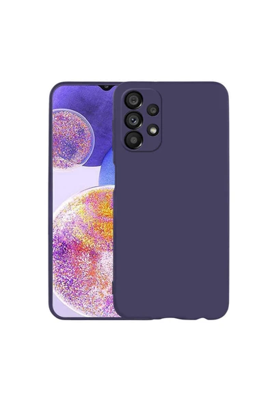 Coverzone Galaxy A23 Ile Uyumlu Kılıf Premier Silikon Kapak Lacivert ürün görseli 1