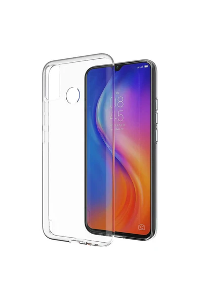 Coverzone Tecno Spark 7 Pro Ile Uyumlu Kılıf Süper Şeffaf Silikon Kapak Şeffaf ürün görseli 1