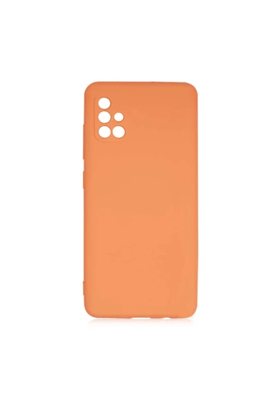 Coverzone Galaxy A51 Kılıf Delux Silkytermoplastik Kılıf Turuncu ürün görseli 1