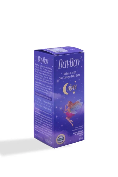 Baybay Night Melisa İçeren Bitkisel Damla 50 Ml - Resim 4