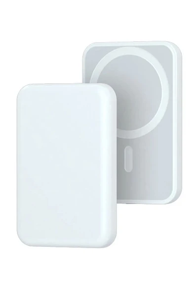 dunspin Magsafe Uyumlu Wireless Powerbank 5000 Mah Pd 22.5w Magnetic Şarj Kablosuz Güç Bankası ürün görseli 1