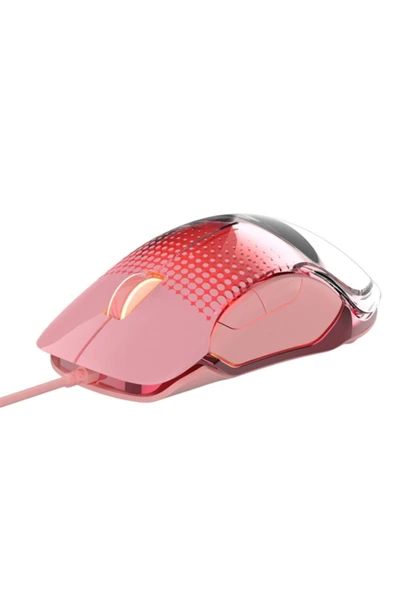 Coverzone Aj358 Kablolu Gaming Mouse Ergonomik 10000 Dpı Pembe ürün görseli 1