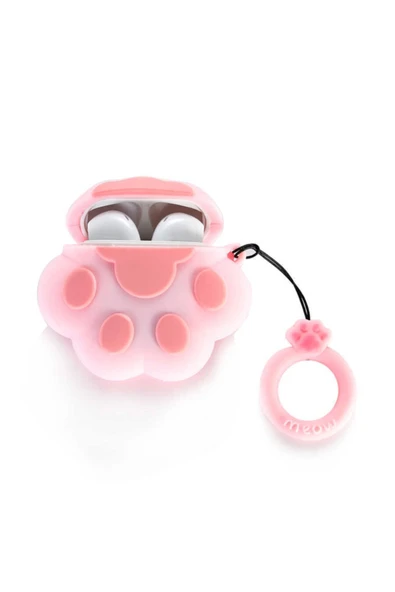 Coverzone Kılıf Kancalı Silikon Koruma, Şık Desenli Ve Ergonomik Tasarım Pembe ürün görseli 1