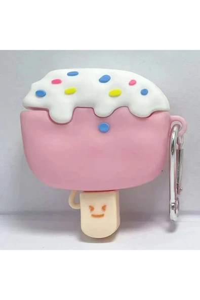 Coverzone AirPods 2.Nesil ile Uyumlu Kulaklık Kılıfı Yumuşak Soft Dokunuş Karakter Görünümlü Cartoon Kılıf ürün görseli 1