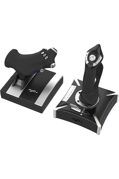 Coverzone Flight Stick Uçuş Simülasyon Kontrolcüsü Joystick Throttle Ünitesi PC PS4 Xbox Uyumlu | PXN 2119 Pro ürün görseli 1