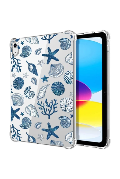 Coverzone Huawei MatePad SE ile uyumlu Köşe korumalı antishock şeffaf tablet kılıfı ve kılıf ürün görseli 1