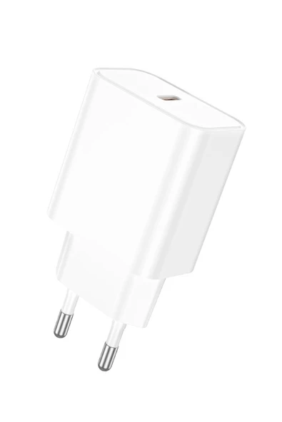 Borofone USB-C Duvar Tipi Şarj Cihazı PD20W Şarj Kafa USB 20W Çıkış 79 x 41 x 26mm BA71A Uyumlu ürün görseli 1
