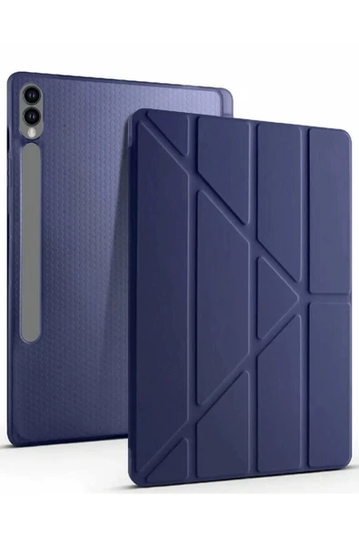 Coverzone Galaxy X610 Tab S9 FE Plus ile uyumlu 12.4 Kılıf Kalem Koyma Bölmeli Standlı Attravtive Smart Cover ürün görseli 1