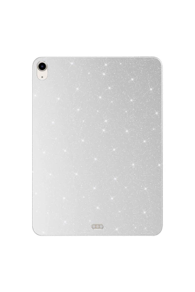Coverzone iPad 10.2 8.Nesil İle Uyumlu iyi Kalite Simli Parlak Görünüm Tablet Koton Kılıf Shimmer Gmş ürün görseli 1