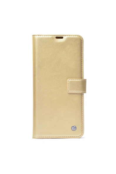 Coverzone Galaxy A32 4g Standlı Para Gözlü Delux Cüzdan Gold ürün görseli 1