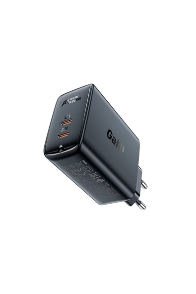 Acefast Duvar Tipi Şarj Cihazı PD50W Dual USB C 45W Çıkış Hızlı Şarj Başlığı Type-C Çıkışlı Şarj Kafa EU A29 ürün görseli 1