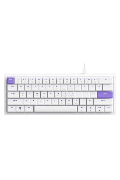 Coverzone AJAZZ NKL61 60% Mekanik Oyuncu Klavye 61 Tuş Kablolu Gaming Ofis Red Switch Anti Ghosting ürün görseli 1