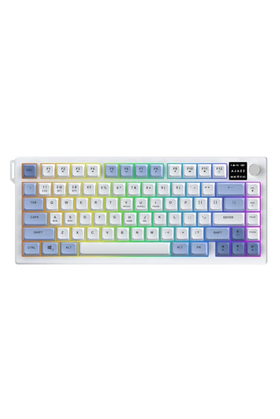 Coverzone AJAZZ AF82 75% Membran Gaming Klavye 3 Mod RGB 4000mAh Su Geçirmez Bluetooth 2.4G ürün görseli 1