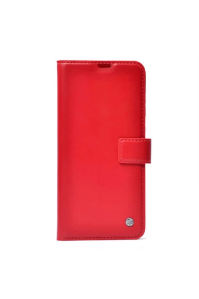 Coverzone Galaxy A02 Standlı Para Gözlü Delux Cüzdan Kırmızı ürün görseli 1
