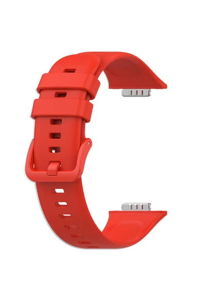 Coverzone Huawei Watch Fit 2 Ile Uyumlu Saat Kayışı Uyumlu Spor Saat Kontrast Renkli Lagniappe Silikon Kordon ürün görseli 1