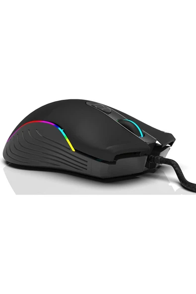 Coverzone RGB Gaming Mouse USB Kablolu 7200 DPI 7 Tuş PMWA725 125Hz/1000Hz Report Rate | G303 ürün görseli 1