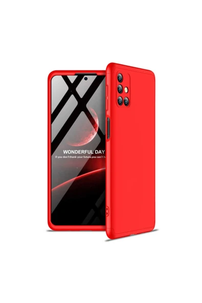 Coverzone Galaxy M31s Kılıf Soft Hard Koruma Ays Kırmızı ürün görseli 1